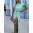 Sommerkleid Carmen aus Musselin für Damen (Einheitsgröße S/M) ITALIAN FASHION IMWE231506