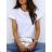 Kurzarm-T-Shirt für Damen (S/M/L Einheitsgröße) ITALIAN FASHION IMWGB24ALICE