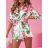 Langarm-Musselin-Hemd für Damen (Einheitsgröße S/M) ITALIAN FASHION IMWGS23248