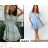 Ärmelloses langes Partykleid aus Paillettensamt für Damen (S/M EINHEITSGRÖSSE) ITALIAN FASHION IMWB233931