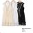 Ärmelloses langes Partykleid aus Paillettensamt für Damen (S/M EINHEITSGRÖSSE) ITALIAN FASHION IMWB233931