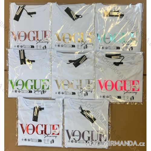 T-Shirt Kurzarm Frauen (UNI S-M) ITALIENISCHE MODE IMM20330