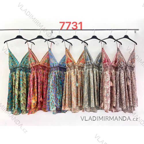 Langärmliges Sommer-Hemdkleid für Damen (S/M/L Einheitsgröße) INDIAN FASHION IMWY23123
