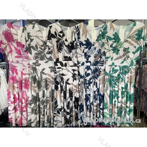 Kurzärmliges Sommerkleid für Damen (Einheitsgröße S/M) ITALIAN FASHION IMM23M20814