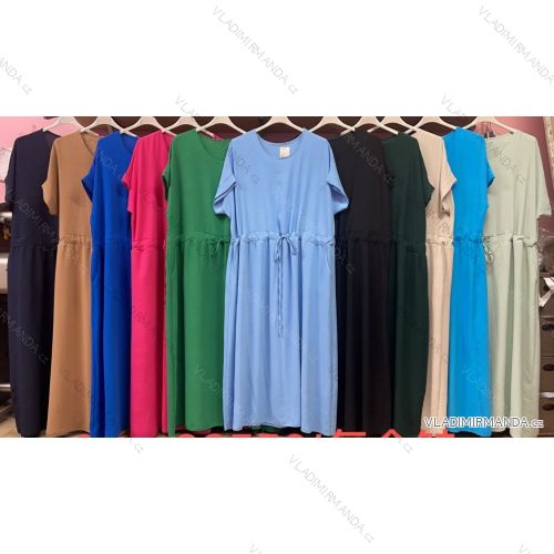 Kurzarm-Hemdkleid für Damen in Übergröße (54/56/58 Einheitsgröße) ITALIAN FASHION IMWQ24191