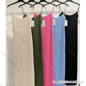 Langes trägerloses Pailletten-Partykleid für Damen (S/M EINHEITSGRÖSSE) ITALIAN FASHION IMPMD2360600