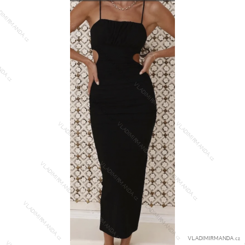 Langes trägerloses Pailletten-Partykleid für Damen (S/M EINHEITSGRÖSSE) ITALIAN FASHION IMPMD2360600