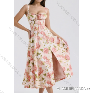 Langes trägerloses Pailletten-Partykleid für Damen (S/M EINHEITSGRÖSSE) ITALIAN FASHION IMPMD2360600