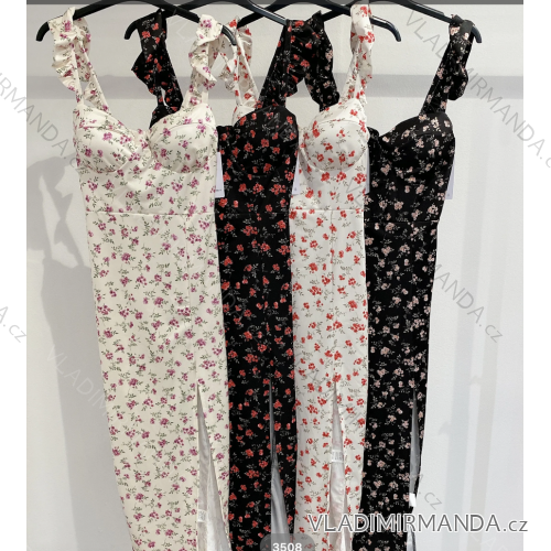 Langes trägerloses Pailletten-Partykleid für Damen (S/M EINHEITSGRÖSSE) ITALIAN FASHION IMPMD2360600