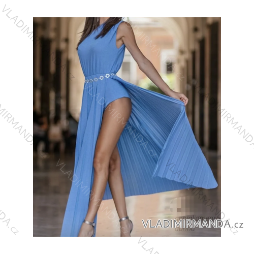 Langes trägerloses Pailletten-Partykleid für Damen (S/M EINHEITSGRÖSSE) ITALIAN FASHION IMPMD2360600