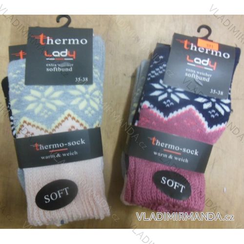 Socken warme Thermo Extra Soft Saum Damen (35-42) VIRGINA HD-911