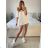 Kurzarm-Plisseebluse für Damen (Einheitsgröße S/M) ITALIAN FASHION IM324107