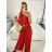 Langes, elegantes, ärmelloses Kleid mit Falten für Damen (Einheitsgröße S/M) ITALIAN FASHION IMPGM2323232
