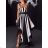 Langes trägerloses Damenkleid (uni s-m) ITALIAN FASHION IMHMS24MARIA