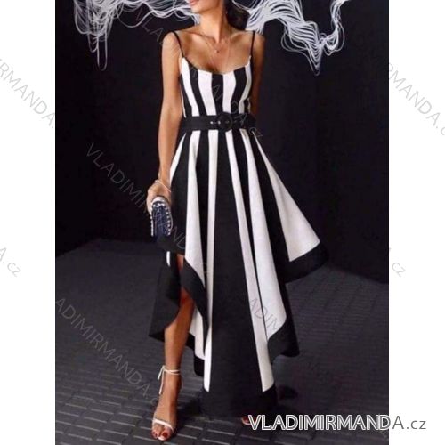 Langes trägerloses Damenkleid (uni s-m) ITALIAN FASHION IMHMS24MARIA