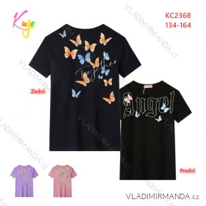Kurzarm-T-Shirt für Mädchen (134-164) KUGO FL1209