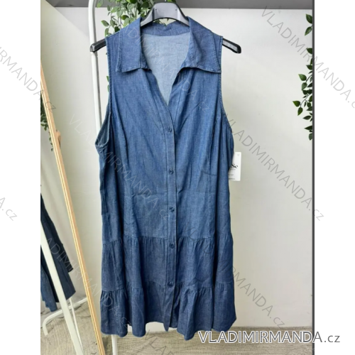 Ärmelloses Sommerkleid für Damen (S/M EINHEITSGRÖSSE) ITALIAN FASHION IMPLP2360510080