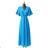 Langärmeliges Sommerkleid für Damen (Einheitsgröße S/M) ITALIAN FASHION IMPES238990 zelená khaki