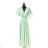Langärmeliges Sommerkleid für Damen (Einheitsgröße S/M) ITALIAN FASHION IMPES238990 zelená khaki