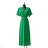 Langärmeliges Sommerkleid für Damen (Einheitsgröße S/M) ITALIAN FASHION IMPES238990 zelená khaki