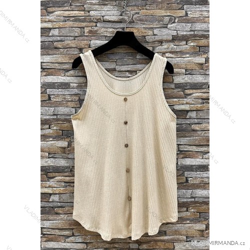 Langärmeliges Sommerkleid für Damen (Einheitsgröße S/M) ITALIAN FASHION IMPES238990 beige 