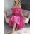 Carmen Sommer Sommer Schulterkleid (UNI S / M) ITALIENISCHE MODE IMM20628