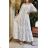 Kurzärmliges Kleid aus Spitze und Baumwolle für Damen (Einheitsgröße S/M) ITALIAN FASHION IMM23M7267