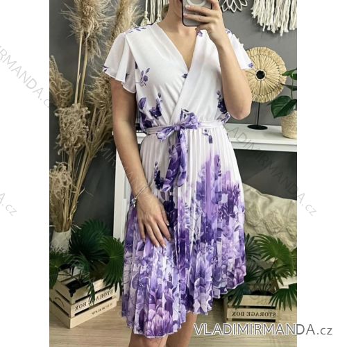 Carmen Sommer Sommer Schulterkleid (UNI S / M) ITALIENISCHE MODE IMM20628