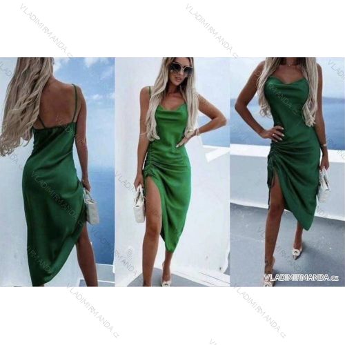 Kleid übergroße Kurzarm Damen (UNI S-L) ITALIAN FASHION IMD20187