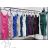 Kleid übergroße Kurzarm Damen (UNI S-L) ITALIAN FASHION IMD20187
