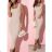 Langes gefüttertes Sommerkleid auf Trägern Damen (S / M ONE SIZE) ITALIAN FASHION IMD22491