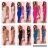 Langes gefüttertes Sommerkleid auf Trägern Damen (S / M ONE SIZE) ITALIAN FASHION IMD22491