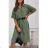 Ärmelloses Damen-Hemdkleid (S / MONE GRÖSSE) ITALIAN FASHION IMD22304