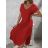 Langes Maxi-Sommer-Freizeitkleid mit kurzen Ärmeln für Damen (52/54/56 EINHEITSGRÖSSE) ITALIAN FASHION IMD24213