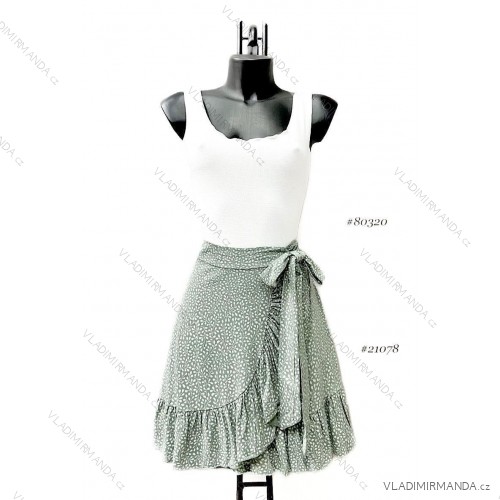 Langärmeliges Sommerkleid für Damen (Einheitsgröße S/M) ITALIAN FASHION IMPES238990 zelená khaki 