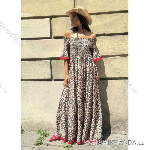 Damen Langarmkleid (S / M ONE SIZE) ITALIAN FASHION IMM211555