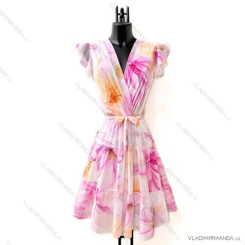 Langärmeliges Sommerkleid für Damen (Einheitsgröße S/M) ITALIAN FASHION IMPES238990