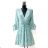 Langärmeliges Sommerkleid für Damen (Einheitsgröße S/M) ITALIAN FASHION IMPES238990 hellblau