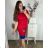 Langarm-Hemdkleid für Damen (Einheitsgröße S/M/L) ITALIAN FASHION IMC22658