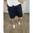 Tunika / Bluse Langarm Damen Oversized (3XL / 4XL ONE SIZE) ITALIAN FASHION IMWQ2191650 56/58 schwarz