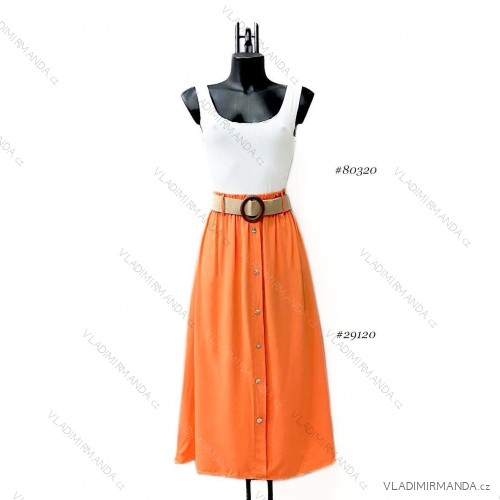 Langärmeliges Sommerkleid für Damen (Einheitsgröße S/M) ITALIAN FASHION IMPES238990 oranžová 