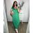 Langes, elegantes Icecool-Kurzarmkleid für Damen (M/L, XL/XXL) AINUOSI ITALIAN FASHION IMB239970