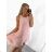 Ärmelloses Chiffonkleid für Damen (Einheitsgröße S/M/L) ITALIAN FASHION IMD22494/DR Mint