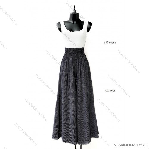 Langärmeliges Sommerkleid für Damen (Einheitsgröße S/M) ITALIAN FASHION IMPES238990 schwarz 