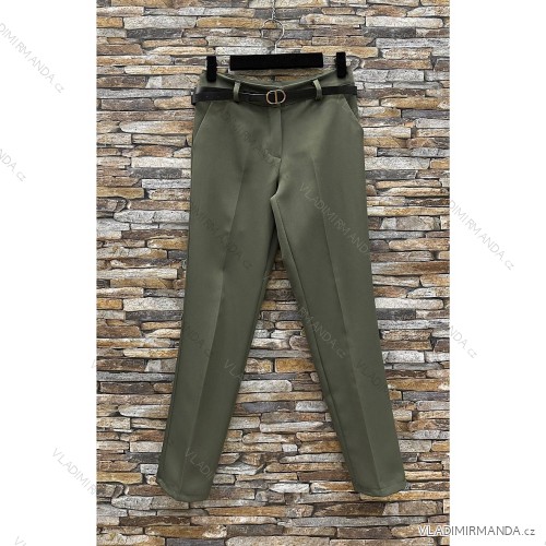 Langärmeliges Sommerkleid für Damen (Einheitsgröße S/M) ITALIAN FASHION IMPES238990 zelená khaki XL/2XL