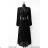 Langärmeliges Sommerkleid für Damen (Einheitsgröße S/M) ITALIAN FASHION IMPES238990 schwarz 