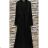 Langärmeliges Sommerkleid für Damen (Einheitsgröße S/M) ITALIAN FASHION IMPES238990 schwarz 