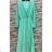 Langärmeliges Sommerkleid für Damen (Einheitsgröße S/M) ITALIAN FASHION IMPES238990 schwarz 