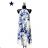 Langärmeliges Sommerkleid für Damen (Einheitsgröße S/M) ITALIAN FASHION IMPES238990 černo-béžová