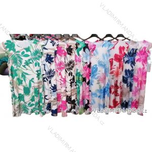 Kurzes, ärmelloses Icecool-Sommerkleid für Damen (S/M EINHEITSGRÖSSE) ITALIAN FASHION IMM23177